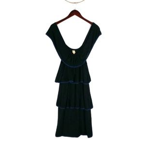Ella Moss tiered ruffle jersey knit dress